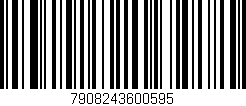 Código de barras (EAN, GTIN, SKU, ISBN): '7908243600595'