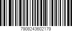 Código de barras (EAN, GTIN, SKU, ISBN): '7908243602179'