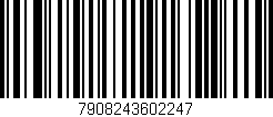 Código de barras (EAN, GTIN, SKU, ISBN): '7908243602247'