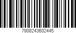 Código de barras (EAN, GTIN, SKU, ISBN): '7908243602445'