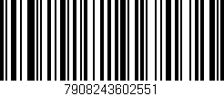 Código de barras (EAN, GTIN, SKU, ISBN): '7908243602551'