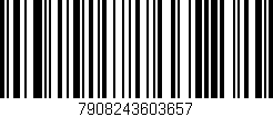 Código de barras (EAN, GTIN, SKU, ISBN): '7908243603657'