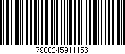 Código de barras (EAN, GTIN, SKU, ISBN): '7908245911156'