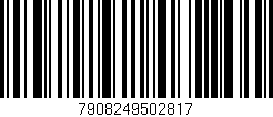 Código de barras (EAN, GTIN, SKU, ISBN): '7908249502817'