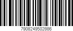Código de barras (EAN, GTIN, SKU, ISBN): '7908249502886'