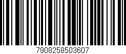 Código de barras (EAN, GTIN, SKU, ISBN): '7908258503607'