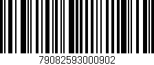 Código de barras (EAN, GTIN, SKU, ISBN): '79082593000902'