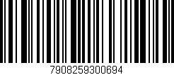 Código de barras (EAN, GTIN, SKU, ISBN): '7908259300694'