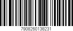 Código de barras (EAN, GTIN, SKU, ISBN): '7908260138231'