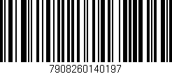 Código de barras (EAN, GTIN, SKU, ISBN): '7908260140197'