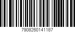 Código de barras (EAN, GTIN, SKU, ISBN): '7908260141187'