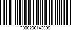 Código de barras (EAN, GTIN, SKU, ISBN): '7908260143099'