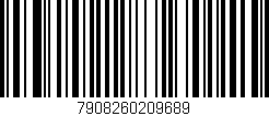 Código de barras (EAN, GTIN, SKU, ISBN): '7908260209689'