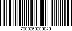 Código de barras (EAN, GTIN, SKU, ISBN): '7908260209849'