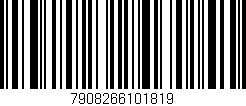 Código de barras (EAN, GTIN, SKU, ISBN): '7908266101819'