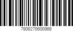 Código de barras (EAN, GTIN, SKU, ISBN): '7908270600988'