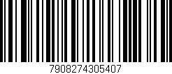 Código de barras (EAN, GTIN, SKU, ISBN): '7908274305407'