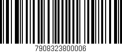 Código de barras (EAN, GTIN, SKU, ISBN): '7908323800006'