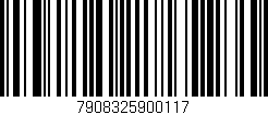 Código de barras (EAN, GTIN, SKU, ISBN): '7908325900117'