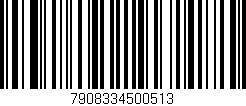 Código de barras (EAN, GTIN, SKU, ISBN): '7908334500513'