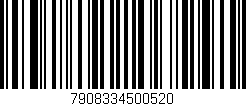 Código de barras (EAN, GTIN, SKU, ISBN): '7908334500520'