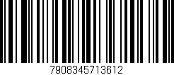 Código de barras (EAN, GTIN, SKU, ISBN): '7908345713612'