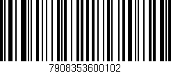 Código de barras (EAN, GTIN, SKU, ISBN): '7908353600102'