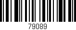 Código de barras (EAN, GTIN, SKU, ISBN): '79089'
