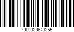 Código de barras (EAN, GTIN, SKU, ISBN): '7909038649355'