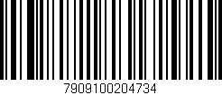 Código de barras (EAN, GTIN, SKU, ISBN): '7909100204734'