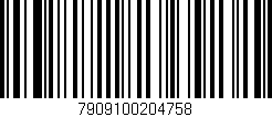 Código de barras (EAN, GTIN, SKU, ISBN): '7909100204758'