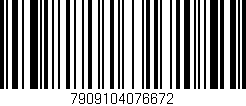 Código de barras (EAN, GTIN, SKU, ISBN): '7909104076672'