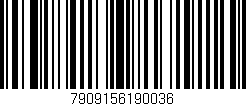 Código de barras (EAN, GTIN, SKU, ISBN): '7909156190036'