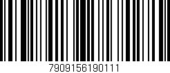 Código de barras (EAN, GTIN, SKU, ISBN): '7909156190111'
