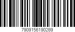 Código de barras (EAN, GTIN, SKU, ISBN): '7909156190289'