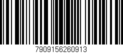 Código de barras (EAN, GTIN, SKU, ISBN): '7909156260913'