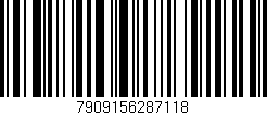 Código de barras (EAN, GTIN, SKU, ISBN): '7909156287118'