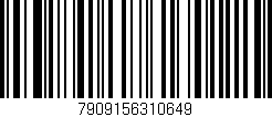 Código de barras (EAN, GTIN, SKU, ISBN): '7909156310649'