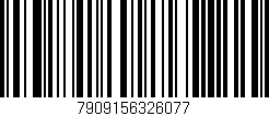 Código de barras (EAN, GTIN, SKU, ISBN): '7909156326077'