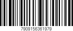 Código de barras (EAN, GTIN, SKU, ISBN): '7909156361979'