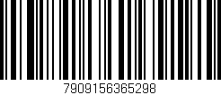 Código de barras (EAN, GTIN, SKU, ISBN): '7909156365298'