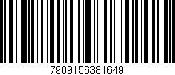 Código de barras (EAN, GTIN, SKU, ISBN): '7909156381649'