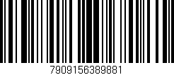 Código de barras (EAN, GTIN, SKU, ISBN): '7909156389881'
