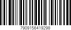 Código de barras (EAN, GTIN, SKU, ISBN): '7909156419298'