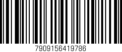 Código de barras (EAN, GTIN, SKU, ISBN): '7909156419786'