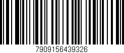 Código de barras (EAN, GTIN, SKU, ISBN): '7909156439326'