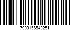 Código de barras (EAN, GTIN, SKU, ISBN): '7909156540251'