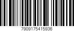 Código de barras (EAN, GTIN, SKU, ISBN): '7909175415936'