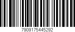 Código de barras (EAN, GTIN, SKU, ISBN): '7909175445292'