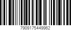 Código de barras (EAN, GTIN, SKU, ISBN): '7909175449962'